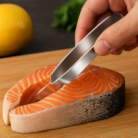 Pensetă alimentară inox bucătărie profesională plating gătit precis [1]