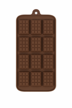 Formă din silicon pentru ciocolată 12 cavități mini-tablete [1]