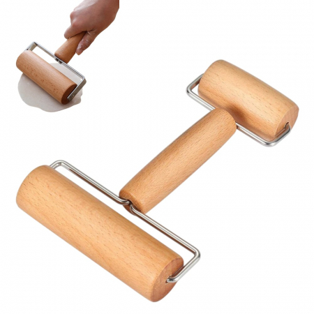 Cofetărie și patiserie - Rola lemn aluat – capăt mic pentru detalii, patiserie și biscuiți