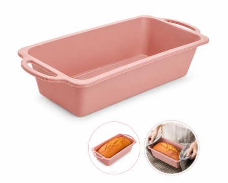Bucătărie - Formă de copt din silicon pentru chec și cozonac 32 cm culoare aleatorie