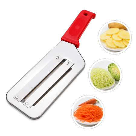 Feliator manual din inox pentru varză și legume cu lamă dublă [5]