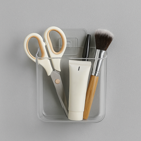 Suport autoadeziv multifuncțional din plastic transparent pentru perete [2]