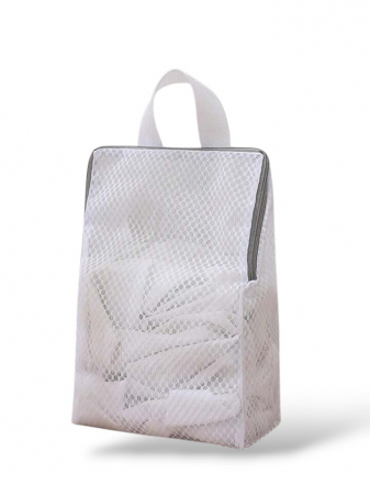 Săculeț protecție spălare încălțăminte cu fermoar 40x30x8 cm [6]