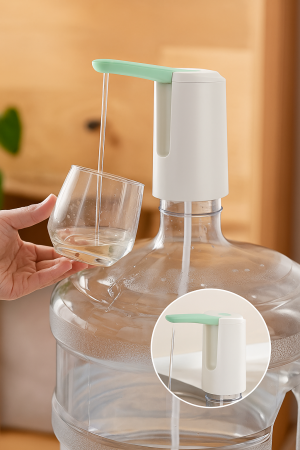 Dozator electric apă USB reîncărcabil – distribuitor automat pentru sticle și butoaie mari [4]