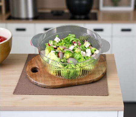 Recipient plastic transparent cu capac pentru alimente [2]