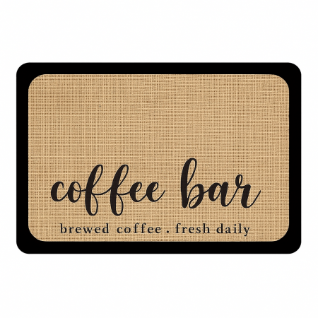 Bucătrie - Covoraș absorbant Coffee Bar pentru espressor cafetieră și pahare bucătărie