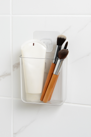 Suport autoadeziv multifuncțional din plastic transparent pentru perete [1]