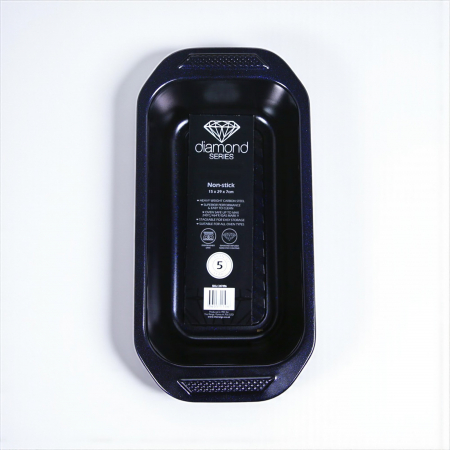 Tavă de copt din oțel carbon antiaderent 29x15x7 cm pentru chec și cozonac [1]