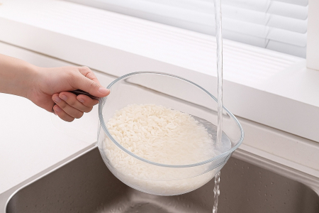 Bol 2 în 1 cu sită scurgere rapidă pentru paste orez fructe și legume [2]