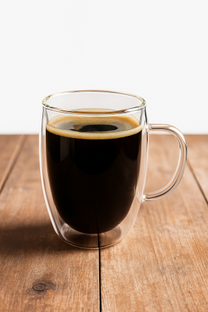 Cană sticlă dublu perete 450 ml borosilicată cafea ceai băuturi calde reci [1]