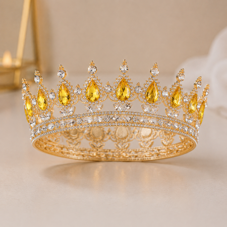 Coroniță Elegantă pentru Tort Aniversar Disponibilă în Mai Multe Culori [2]