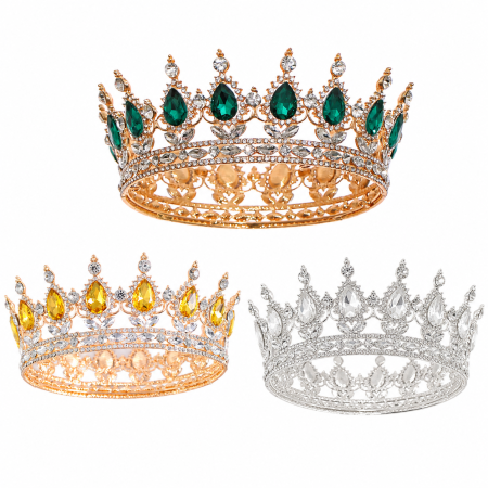 Coroniță Elegantă pentru Tort Aniversar Disponibilă în Mai Multe Culori [4]