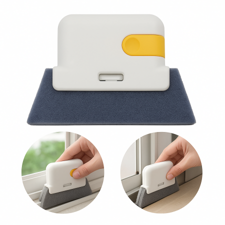 Casă şi grădină - Curățător șine geam și colțuri – burete abraziv detașabil