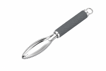 Curatator Solzi Peste Din Inox Cu Maner Antiderapant Pentru Curatarea Pestelui [1]