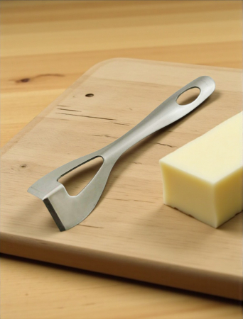 Cuțit inox pentru unt cu lamă zimțată și fante [1]