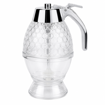 Dozator pentru Miere din Plastic Transparent cu Sistem Anti-Picurare [5]
