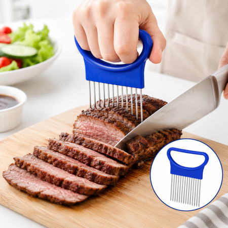 Fixator Pentru Taiere Ceapa Si Legume Din Inox Cu Maner Ergonomic [1]
