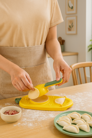 Aparat colțunași ravioli pelmeni presă cu tăietor și formă de închidere [2]