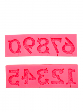 Formă din Silicon cu Cifre Decorative 0-9 pentru Cofetărie și Proiecte Handmade [1]