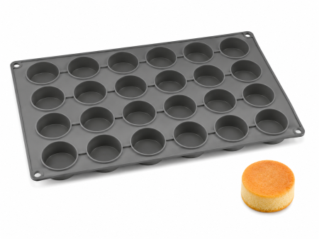 Forma din Silicon pentru Mini Prajituri si Mini Cheesecake 24 Cavitati KmtStyle [0]