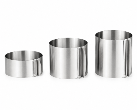 Formă Reglabilă pentru Tort și Cofetărie – Cerc Ajustabil Inox [2]