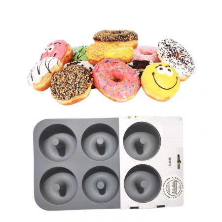 Formă din silicon cu 6 cavități pentru gogoși, brioșe și deserturi [2]