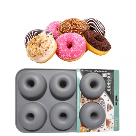 Formă din silicon cu 6 cavități pentru gogoși, brioșe și deserturi [3]