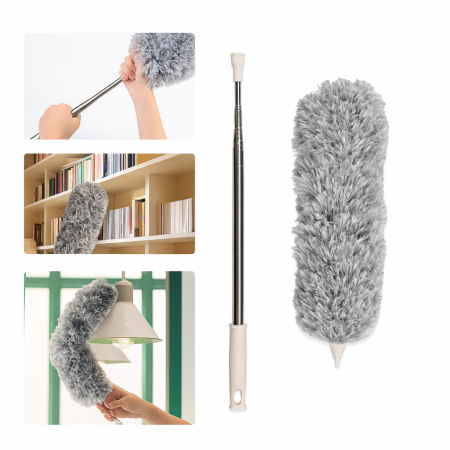 Casă şi grădină - Pămătuf telescopic din microfibră extensibil până la 2.5 m