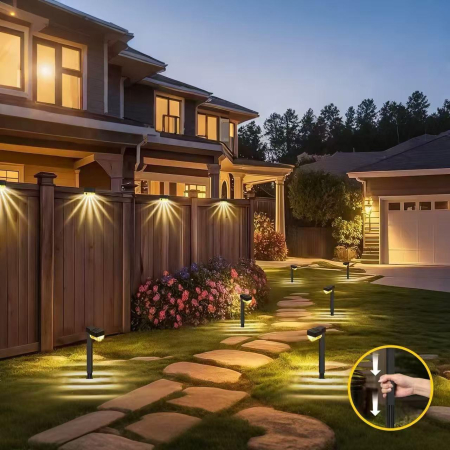 Lampă solară LED pentru alei și grădină exterior [2]