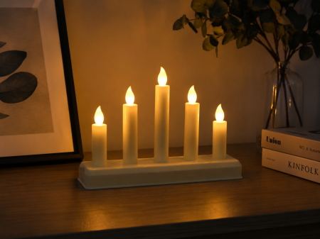 Lumânare decorativă LED cu 5 lumini și efect flacără caldă [3]