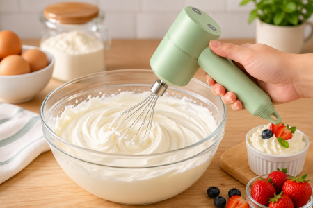 Mixer Electric Reincarcabil USB cu 2 Teluri [2]