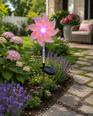 Morișcă solară decorativă LED pentru grădină, 78 cm [1]