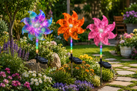 Morișcă solară decorativă LED pentru grădină, 78 cm [2]