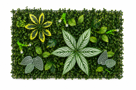 Panou decorativ verde artificial 40 × 60 cm model tropical [3]