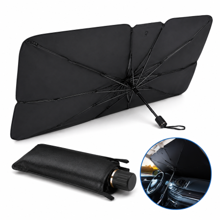 Produse de Sezon - parasolar-auto-pliabil-tip-umbrela-protectie-uv-parbriz
