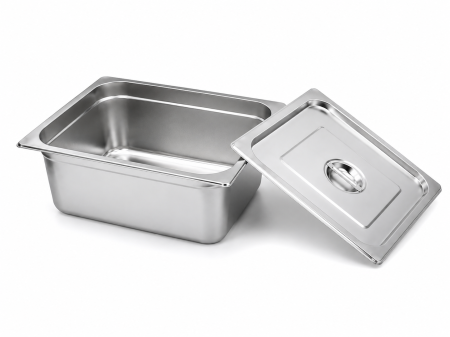 Bucătărie - recipient-gastronomic-inox-cu-capac-32x26x13-cm