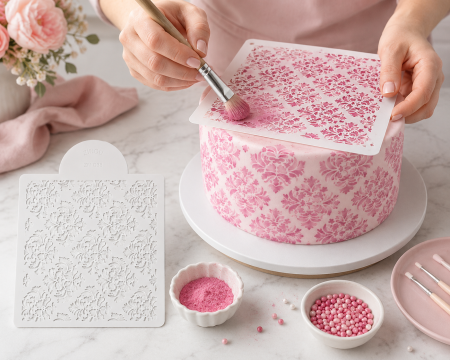 sablon-decorativ-reutilizabil-tort-model-floral [3]