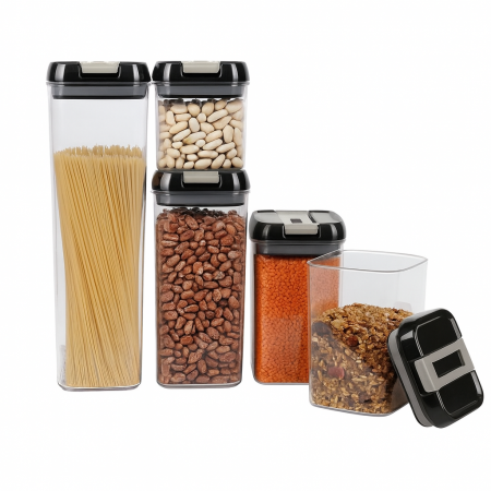Set 5 Recipiente Etanșe pentru Depozitarea Alimentelor – Diverse Dimensiuni [4]