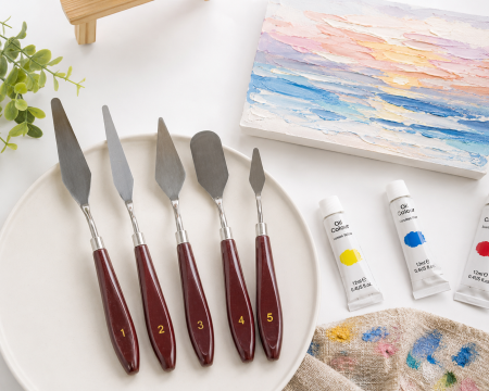 Set 5 Spatule Cofetărie pentru Modelare și Decor Tort din Inox [3]