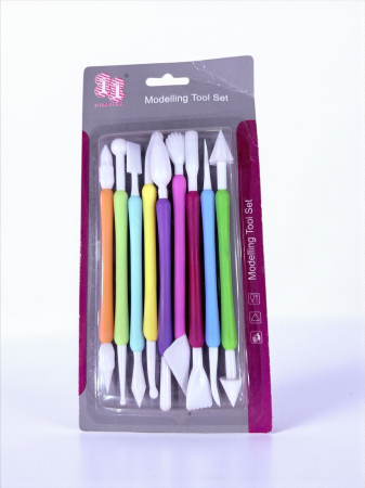 Set 9 unelte modelare prăjituri și fondant cu dublu capăt 18 capete diferite [2]