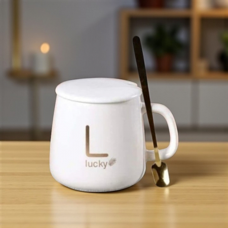 Set cană ceramică 400 ml cu capac, linguriță și plăcuță electrică pentru menținerea temperaturii [3]