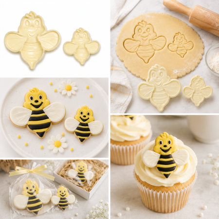 Set decupatoare pentru biscuiți și fondant – Albinuțe, 2 piese [3]