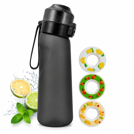 Noutăți - Sticla apa cu arome si 3 capsule aromate 650ml culori aleatorii - magazin-Ieftinica.ro