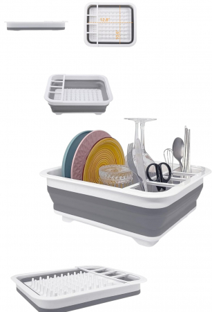 Suport pliabil pentru vase din silicon și plastic rezistent [1]