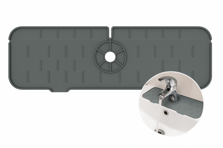 Tăviță silicon chiuvetă – protecție robinet și scurgere apă [5]