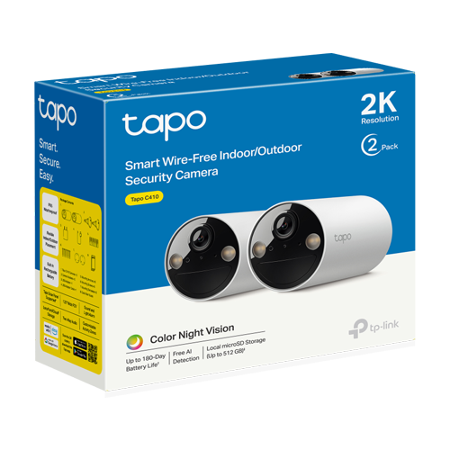 Kit 2 Camere IP Smart Wi-Fi 3MP cu Baterie și Audio Bidirecțional – TP-Link Tapo [5]