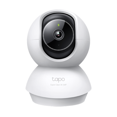 Supraveghere video - Cameră IP Smart Wi-Fi 3K 5MP Pan & Tilt cu Audio Bidirecțional – TP-Link Tapo