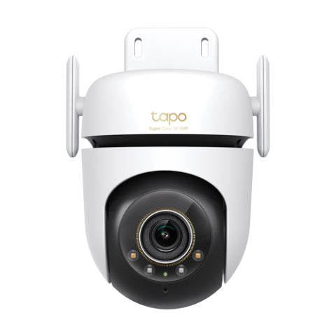 Supraveghere video - Cameră IP Smart Wi-Fi 5MP Pan & Tilt cu RJ45 și Audio Bidirecțional – TP-Link Tapo