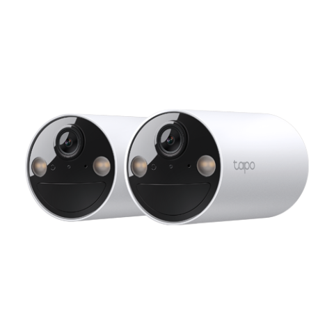 Supraveghere video - Kit 2 Camere IP Smart Wi-Fi 3MP cu Baterie și Audio Bidirecțional – TP-Link Tapo