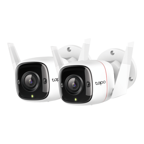 Supraveghere video - Pachet 2 Camere IP Wi-Fi 2K cu Audio Bidirecțional și IR 30M – TP-Link Tapo